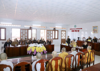 BAN TRỊ SỰ GHPGVN HUYỆN THỦ THỪA HỌP ĐỊNH KỲ QUÝ 3 NĂM QUÝ MÃO – 2023 VÀ TRIỂN KHAI NHỮNG CÔNG TÁC PHẬT SỰ CUỐI NĂM