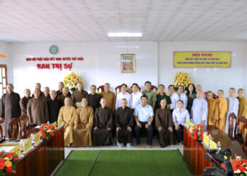 BAN TRỊ SỰ GHPGVN HUYỆN THỦ THỪA TỔNG KẾT HOẠT ĐỘNG PHẬT SỰ NĂM 2023 – PHẬT GIÁO THỦ THỪA