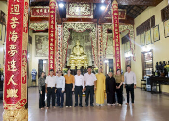 HUYỆN UỶ  VÀ CÁC CƠ QUAN HUYỆN THỦ THỪA THĂM VÀ  CHÚC TẾT BTS HUYỆN THỦ THỪA