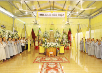 BTS GHPGVN HUYỆN THỦ THỪA VIẾNG TANG LỄ  SƯ CÔ THÍCH NỮ DIỆU THIỆN