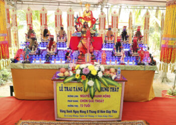 LỄ KỲ SIÊU CHUNG THẤT TRAI TUẦN HƯƠNG LINH CỤ ÔNG NGUYÊN THANH HỒNG TẠI TƯ GIA