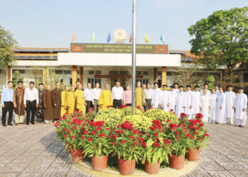 BTS- GHPGVN HUYỆN THỦ THỪA CHÚC TẾT LÃNH ĐẠO CÁC CƠ QUAN BAN NGHÀNH ĐOÀN THỂ HUYỆN THỦ THỪA