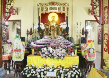 LỄ HUÝ KỴ LẦN THỨ 119 TỔ KHAI SƠN TỔ ĐÌNH KIM CANG TỔ HẢI LƯƠNG – THƯỢNG CHÁNH HẠ TÂM